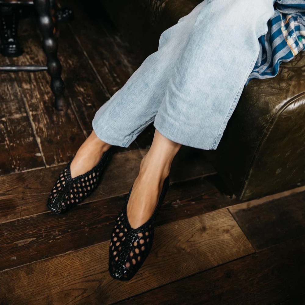 NIB Margaux Woven Paz in Black